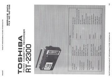 Toshiba-RT 2300(ToshibaManual-150 098)-1976.RadioCass preview